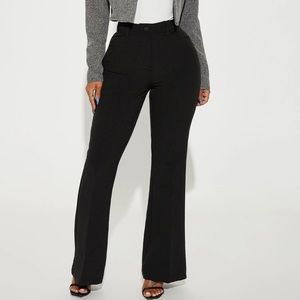 Black Flare Dress Pants